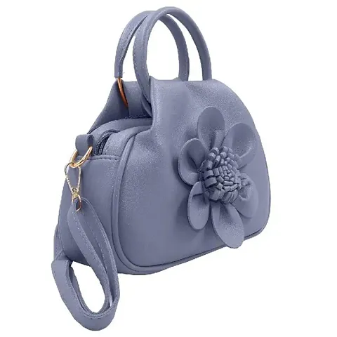 Stylish Light PU Leather Solid Handbags For Women