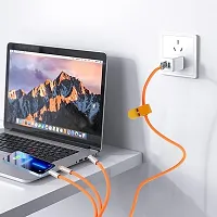 Versatile 3-in-1 Charging Cable | 120W Fast Charge | USB-C, Lightning, Micro USB | 1.5m | Compatible with iPhone, Android Devices-thumb2
