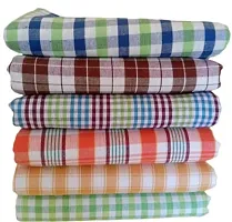 ImegaZ Handloom 100% Pure Cotton Bath Checks Towels Combo, Towel Size 53 inch/25 inch, 63 cm/ 135 cm , Multicolor. (4)-thumb4