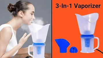 ImegaZ 3 in 1 Steam Action Vaporizer, Vaporiser Facial Steamer for Cold and Cough, Sinus and Nasal Congestion, Glowing and Flawless Skin for Women and Adults-thumb3