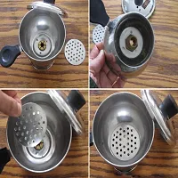 ImegaZ Stainless Steel Puttu Kudam Chirattaa Puttu Maker with Steamer Plate, Puttu Vesel, Puttu Maker with Pressure Cooker, Puttu Maker Steel, Silver colour-thumb4