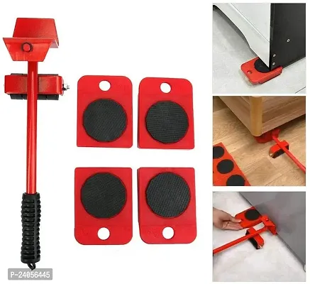 ImegaZ Furniture Shifting Tool/Heavy Weight Lifting Tool and Mover Tool Set Easy Furniture Shifting Tool Set/Furniture Lifter (Red)-thumb2