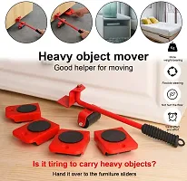 ImegaZ Furniture Shifting Tool/Heavy Weight Lifting Tool and Mover Tool Set Easy Furniture Shifting Tool Set/Furniture Lifter (Red)-thumb2