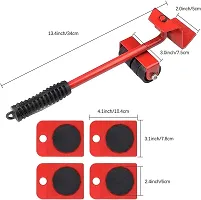 ImegaZ Furniture Shifting Tool/Heavy Weight Lifting Tool and Mover Tool Set Easy Furniture Shifting Tool Set/Furniture Lifter (Red)-thumb2