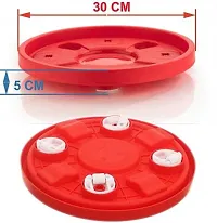 ImegaZ Gas Cylinder Trolley Stand with Movable Wheels for replacing Gas Cylinders and Multipurpose (Red Colour)-thumb3