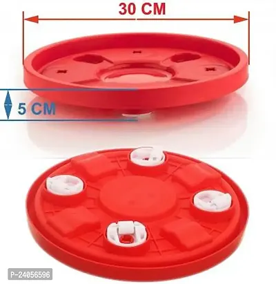 ImegaZ Gas Cylinder Trolley Stand with Movable Wheels for replacing Gas Cylinders and Multipurpose (Red Colour)-thumb4