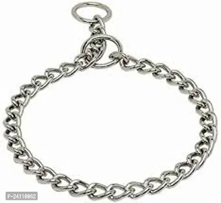 ImegaZ Stainless Steel Dog Chain Heavy Weight with  both Corner Rings for Dogs and Multipurpose Use (Length - 4 Feet)-thumb0