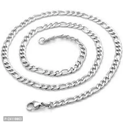 ImegaZ Heavy Weight Stainless Steel Chain, Dogs Leash Chain, Heavy Duty Dog Chain with both Corner Rings for Multipurpose Use(Length - 4 Feet)