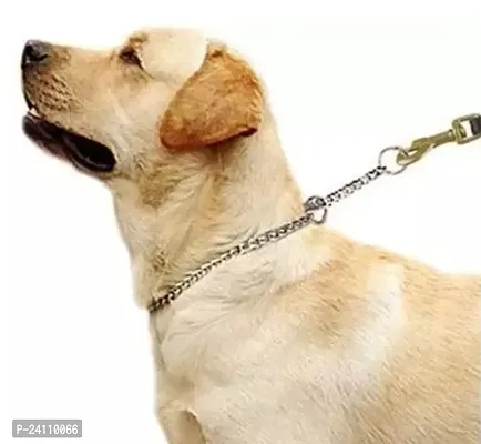 ImegaZ Steel Dog Chain with both Corner Rings for Small  Medium Dogs Length - 4 Feet-thumb0