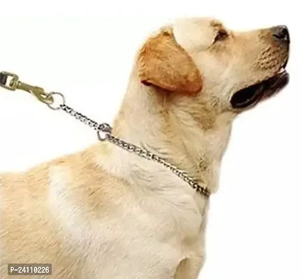 ImegaZ Stainless Steel Long Chain with both Corner Rings for All Breeds Dog and Multipurpose Use (Length - 5 Feet)-thumb0