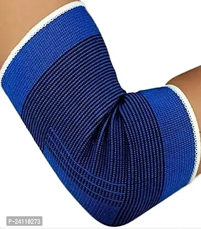 ImegaZ Elbow Support Guard, Elbow Sleeves Band for Men  Women, Gym, Cricket, Badminton, Bikers - 1 Pair-thumb0