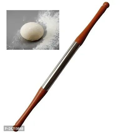 ImegaZ Belan/Rolling Pin/Roller for Chapati,Puri Belan Pack of 2-thumb0