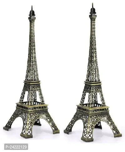 Classic Eiffel Tower Showpiece, Metal Eiffel Tower, Eiffel Tower Figurine for  Gift  Home Pack of 2