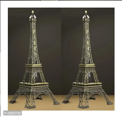 Classic  Antique Vintage Metal Eiffel Tower Statue for Room, Office, Decorative Showpeice for Home, Office Pack of 2