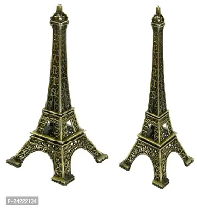 Classic  Eiffel Tower Miniature Decorative Showpiece Best Gift for Office, Car Home Decoration Items Pack of 2