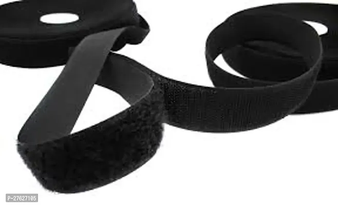 ImegaZ non Adhesive Loop tape I Loop Roll I stiching tape I 10Feets 20mm width black color-thumb0