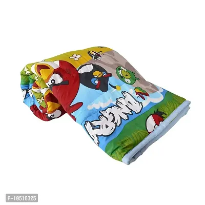Shopbite Microfiber Cartoon Print Double Bed Reversible AC Blanket Dohar (Multicolour)-thumb0