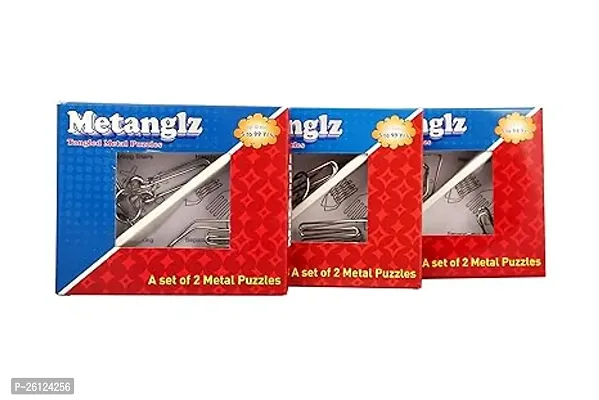 Metanglz-Tangled Metal Puzzles- Return Gift Pack Of 3 Boxes Set 1C