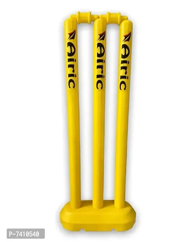 Airic Super Cool Cricket Wicket Set Of 3 (21 Inch) for kids-thumb0
