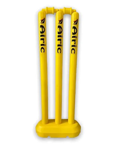 Airic Super Cool Cricket Wicket Set Of 3 (21 Inch) for kids