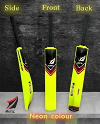 Airic Quintessential and Perfectly Styled Full Size Hard Plastic Bat PVC/Plastic Cricket Bat-thumb1