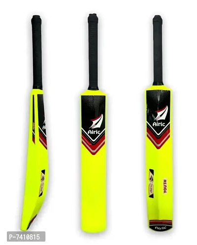 Airic Quintessential and Perfectly Styled Full Size Hard Plastic Bat PVC/Plastic Cricket Bat-thumb5