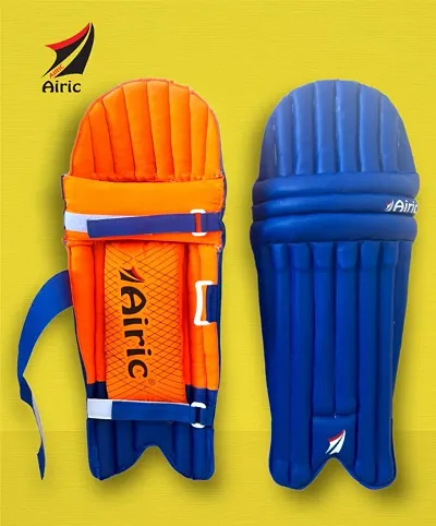 Airic Premium Quality Pro Cricket Batting Pads, Leg Guards (Age 8 to 12yrs)