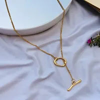 Beautiful Golden Chain Necklace for Women and Girls-thumb2