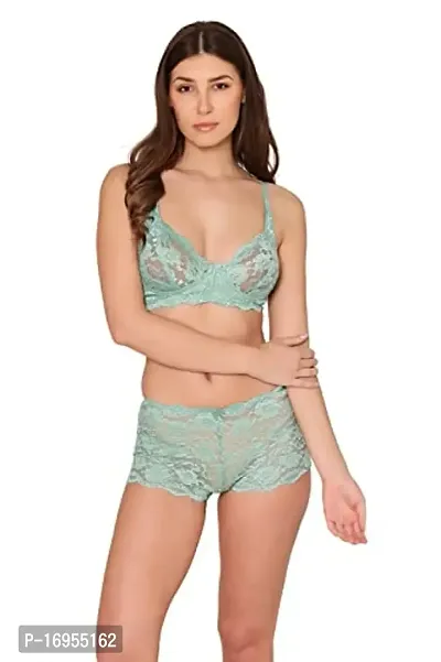 Buy Bodyshell Womens Net Bikini Set Non padded Bra And Panty Set Nightwear hot And Sexy Honeymoon Babydoll first Night Dress For Women Online In India At Discounted Prices