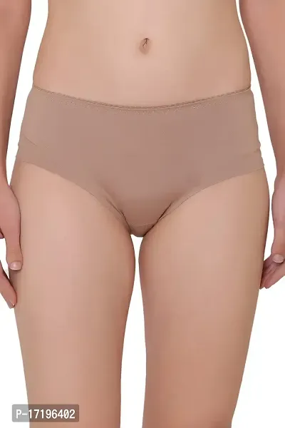 BODYSHELL Fabulous Comfortable Seamless Casual Cotton Panty for Women-thumb0