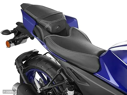 Stylish Yamaha Seat Cover For R15 Ver. 4.0 Y6Abcwblsc21 Motor Bike Black-thumb0