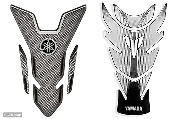 Stylish Yamaha Tank Pad For Mt-15 Ver. 1, Ver.2 Y6A075Btpg19 And Yamaha Tank Pad For Fz-Fi/Fz-S Fi- Black,