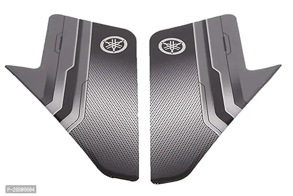 Stylish Yamaha Knee Pad For R15 Ver. 4, Black And Grey Y6A05Xknpb23