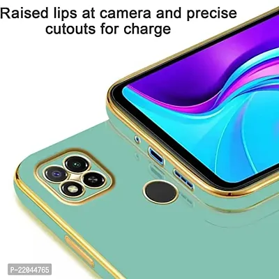 Zcase Flourish Redmi 9 Electroplated Chrome 6D Back Case Cover |Camera Protection|Shock Proof|Slim Fit (Green)-thumb4