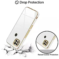 Zcase Flourish Redmi 9 Electroplated Chrome 6D Back Case Cover |Camera Protection|Shock Proof|Slim Fit (White)-thumb2