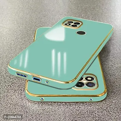 Zcase Flourish Redmi 9 Electroplated Chrome 6D Back Case Cover |Camera Protection|Shock Proof|Slim Fit (Green)-thumb2