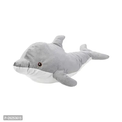 Beautiful Super Soft Grey Dolphin Soft Toy For Kids, Babies