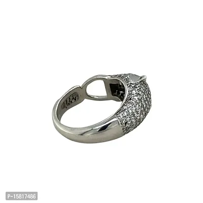 Silver zircon Ring For Him-thumb3