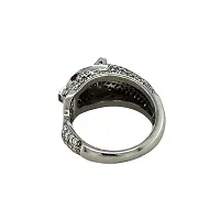 Silver zircon Ring For Him-thumb1