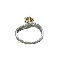 Silver Yallow stone Ring-thumb2