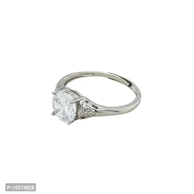 Silver Zircon Vintage Ring-thumb2