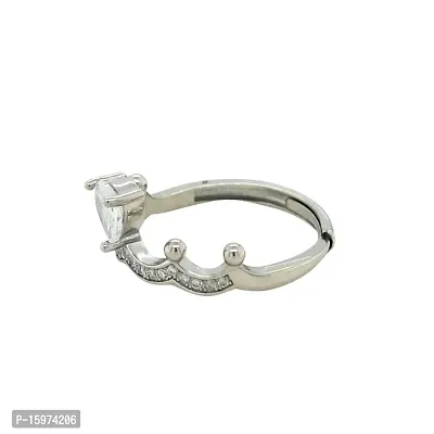 The Silver Queen Crown Ring-thumb2
