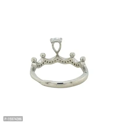 The Silver Queen Crown Ring-thumb3