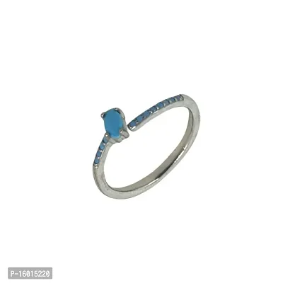 Silver Gemstone Ring