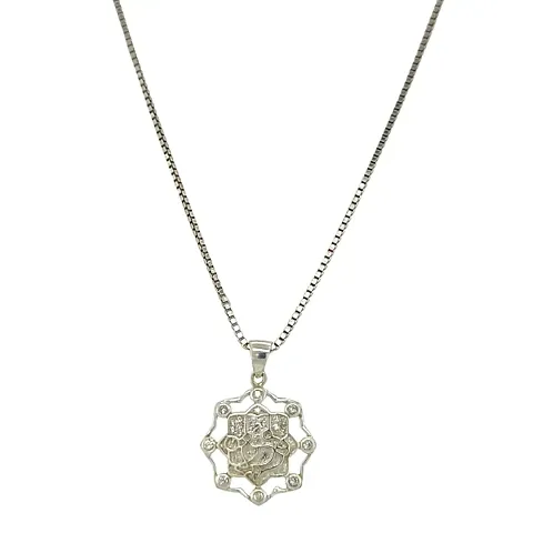 Drizzle Drop Pendant with Link Chain