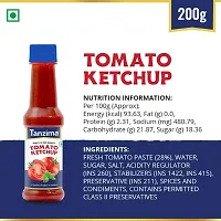 Tomato Ketchup, Red Chilli Sauce, Green Chilli Sauce and SOYA Sauce, Combo Offer Pack of 4 (200g Each)-thumb1