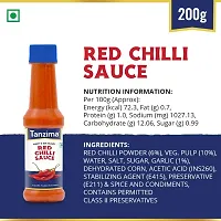 Tomato Ketchup, Red Chilli Sauce, Green Chilli Sauce, SOYA Sauce, Synthetic Vinegar and Tomato Snack Chutney, Combo Pack of 6 (Each 200g )-thumb1