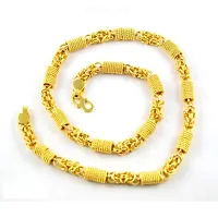 One Gram Gold Plated Chain  (MG607 C) Gold-plated Plated Brass Chain (20 Inch)Water And Sweat Proof Jawellery-thumb3