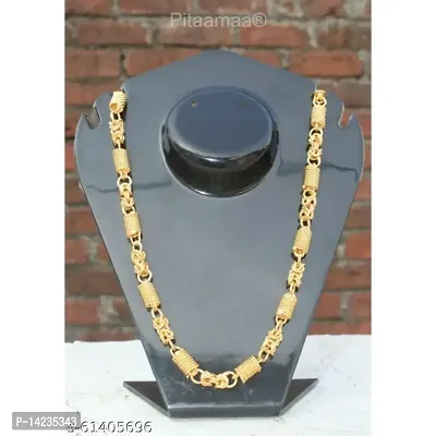 Men's 14k Solid Yellow Gold Figaro Chain Necklace - Gold chain