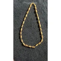 One Gram Gold Plated Chain  (MG607 C) Gold-plated Plated Brass Chain (20 Inch)Water And Sweat Proof Jawellery-thumb1